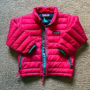 Patagonia down jacket in pink